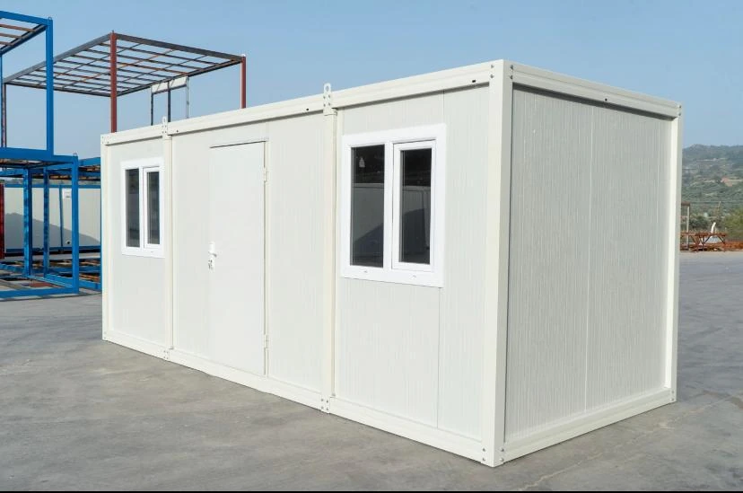 light storage container with windows and door